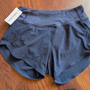 Outdoor Voices Navy Blue Hudson 4" Athletic Shorts S Running Hiking Yoga NEW